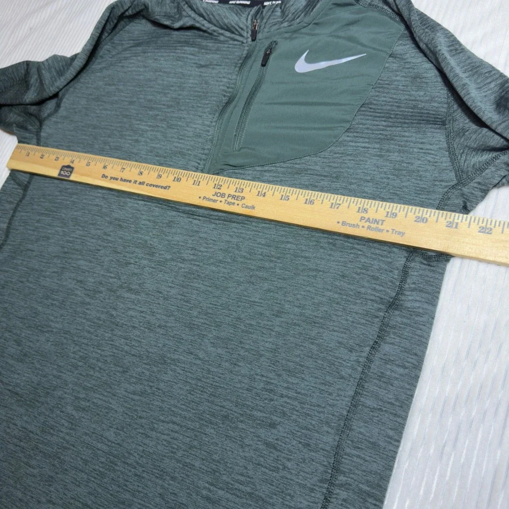 Nike Running Dri-FIT Element Half Zip Pullover Green AO2617-332 Mens Large